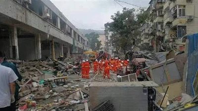 انهيار جزئي لفندق بشرق الصين وأنباء عن ضحايا تحت الأنقاض