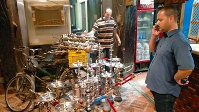 مصادرة 56 شيشة خلال حملة مكبرة بحي شرق أسيوط | صور