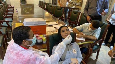 مسحات كورونا للبعثة المصرية قبل أولمبياد طوكيو | صور