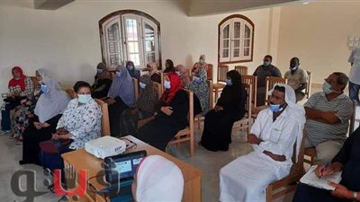 قطار الإصحاح البيئي لجامعة القناة يطوف بقرى حياة كريمة | صور