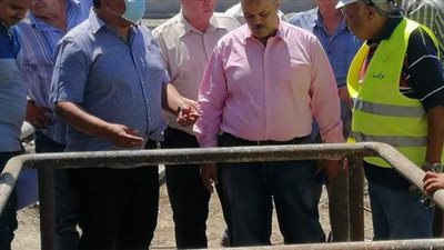 رئيس شركة مياه الشرب يتفقد أعمال رفع كفاءة محطة معالجة بورفؤاد | صور