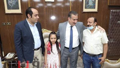 إبراهيم أبو ليمون يستقبل صاحب واقعة قطار منوف | صور