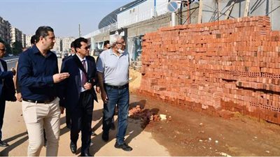 وزير الرياضة يتابع معدل إنجاز إنشاءات مشروع فرع نادي النادي