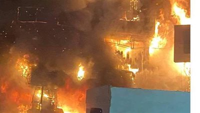 النيابة تطلب تقدير خسائر حريق عقار في ميدان الساعة بفيصل