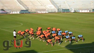 تدريب منفرد لـ بلحة وغياب كمتشو في تدريبات المحلة استعدادا للزمالك | صور