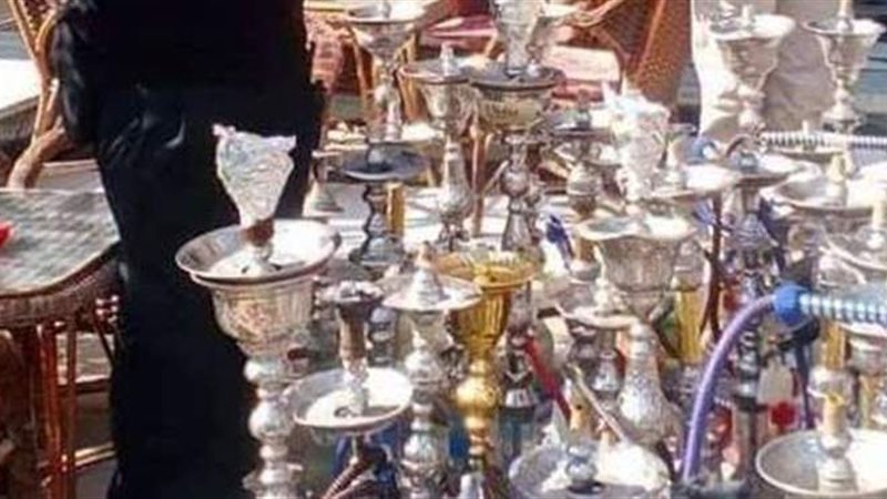 ضبط 247 شيشة فى حملات