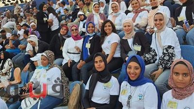 ٢٠٠ طالب وطالبة من جامعة القناة يشاركون بالمؤتمر الأول لمشروع حياة كريمة | صور