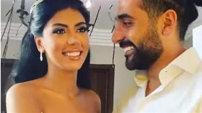 الفنانة كارولين عزمي تحتفل بزفافها | فيديو وصور