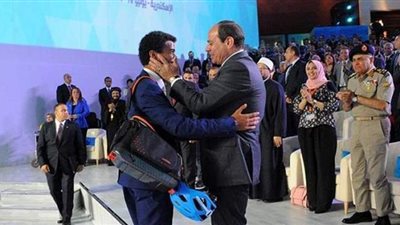 ياسين الزغبي لـ السيسي: شكرا لتكريمك لي بعد شقاء