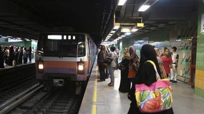 مترو الأنفاق ينقل 600 ألف راكب اليوم
