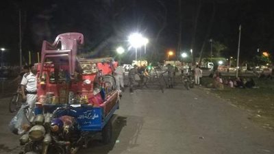 حملة ليلية لرفع الإشغالات والتعديات عن الغابة الشجرية وحديقة الأندلس بالإسماعيلية | صور