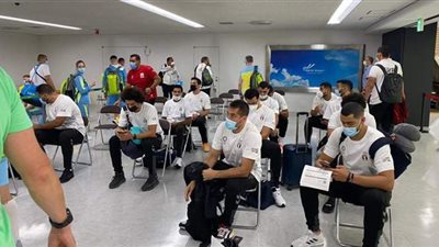 وصول منتخبي كرة اليد والملاكمة لطوكيو | صور