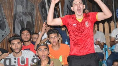 فرحة عارمة لجماهير الأهلي في المحلة | صور