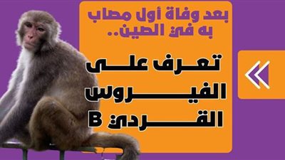 بعد وفاة أول مصاب به في الصين.. تعرف على الفيروس القردي B | إنفوجراف