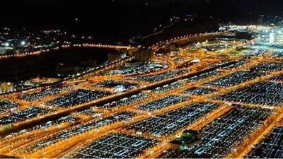 أمطار خفيفة على مشعر منى  فور وصول الحجاج | فيديو