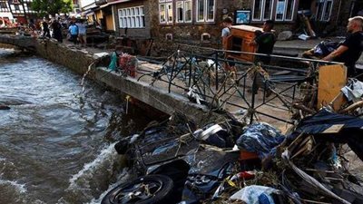 تسرب نفطي في غرب ألمانيا نتيجة للفيضانات