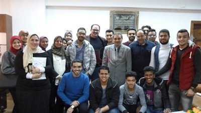 فوز شاهر عماد عوض برئاسة اتحاد طلاب «علوم بورسعيد» (صور)