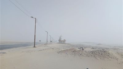 عواصف ترابية تضرب عددا من المناطق بالوادي الجديد