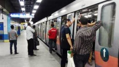 توقف حركة المترو بسبب عطل فني بمحطة الخلفاوي