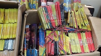 شرطة التموين: ضبط 4 آلاف صاروخ ألعاب نارية بالقاهرة