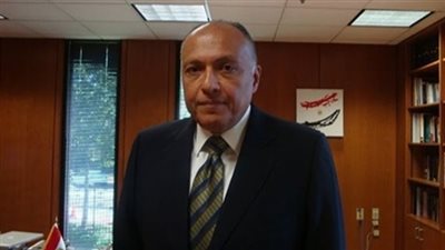 وزير الخارجية يصل مطار القاهرة قادما من كوريا الجنوبية