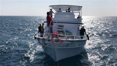 تعطل لنش على متنه 10 أفراد قبالة شواطئ الغردقة