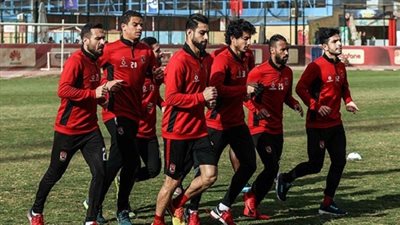 مران قوي للاعبي الأهلي الغائبين عن رحلة إثيوبيا