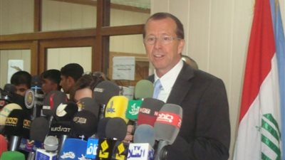 كوبلر يدين بشدة عملية اغتيال 15 شخصًا فى بلدة النخيب بالأنبار