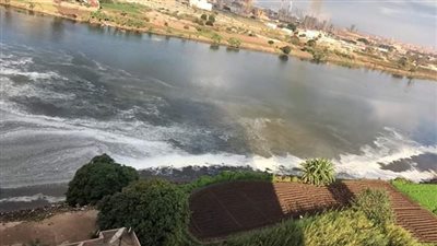ظهور بقعة زيت في «نيل المنصورة».. والصحة تسحب عينات من المياه لتحليلها