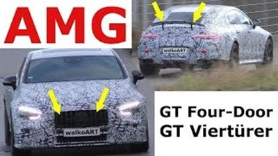 السقف المنحدر يميز سيارة «سيدان AMG GT4» (فيديو)