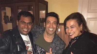 سعد الصغير ينشر صورته مع ويزو وزوجها في لبنان