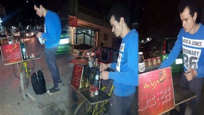 حكاية «عمر أحمد» صاحب مشروع المقهى المتنقل في الغربية