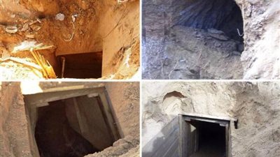 قوات حرس الحدود تدمر 10 أنفاق بمدينة رفح