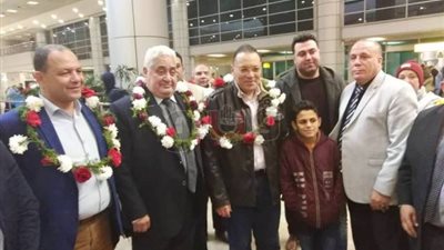 بالطبل والمزمار.. الشرقية تستقبل أبطال أفريقيا للهوكي (فيديو وصور)