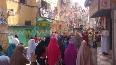 مسيرة محدودة للإرهابية والهدوء الحذر يسود شوارع دمياط