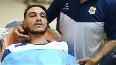 أشعة على قدم وجيه عبد الحكيم بعد تعرضه للإصابة في مباراة الزمالك