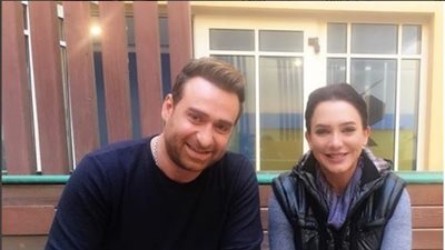 نضال الشافعي يسمي ابنته باسم سلاف فواخرجي