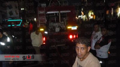 بالفيديو والصور..السيطرة على حريق هائل بمحطة للوقود بطنطا