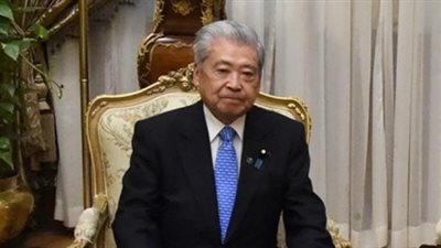 رئيس مجلس الشيوخ الياباني يغادر مطار القاهرة