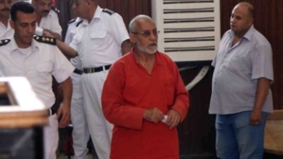 غدا.. محاكمة بديع و738 متهما في «فض رابعة»