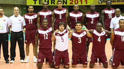 قطر تفوز على اليمن في البطولة العربية للكرة الطائرة بالكويت