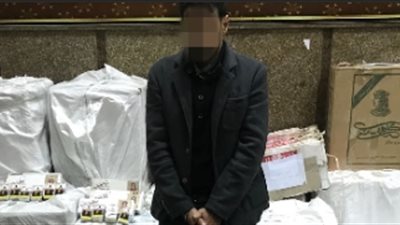 ضبط 28 ألف علبة سجائر مجهولة المصدر في السيدة زينب