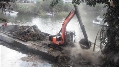 تنفيذ 13 قرار إزالة لسدود وجسور على مساحة 220 فدانًا ببحيرة البرلس