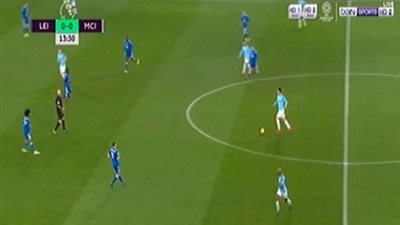 مان سيتي يتعادل مع ليستر سيتي 1/1 بالشوط الأول (فيديو)