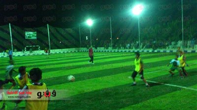 بالصور..الرياضة تفتتح أكبر ملعب للكرة بالصعيد في قنا
