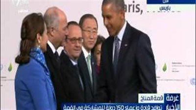 بالفيديو.. الرئيس الأمريكي يصل باريس لحضور قمة المناخ