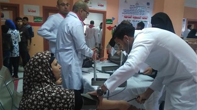 انتهاء فعاليات القافلة التنموية الشاملة لجامعة عين شمس في دمياط