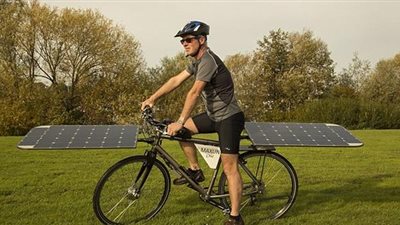 هولندي يبتكر أول دراجة هوائية تسير بالطاقة الشمسية