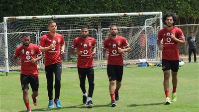 تدريبات استشفائية للاعبي الأهلي بعد تعادل طنطا