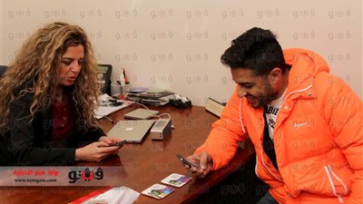 بالصور.. كواليس حلقة حماقي مع جيهان عبد الله